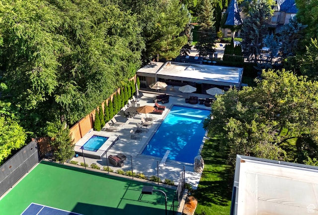aerial view