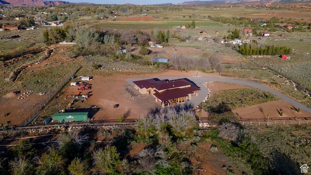 630 W 150 S, Torrey, UT 84775 - aerial overview of property's location featuring rural landscape and a mountainous background