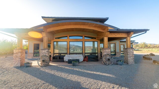 630 W 150 S, Torrey, UT 84775 - back of house featuring stone siding