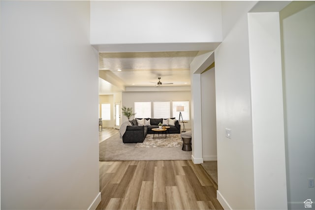 3385 S Marblewood Dr, St George, UT 84790 - corridor featuring light wood-type flooring