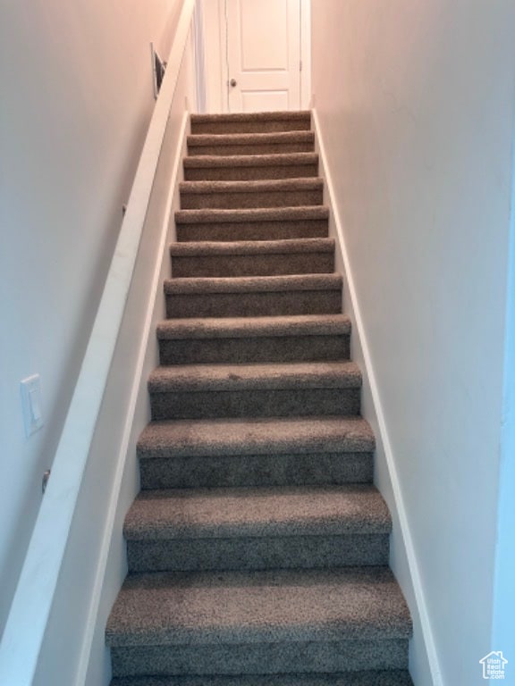 view of staircase