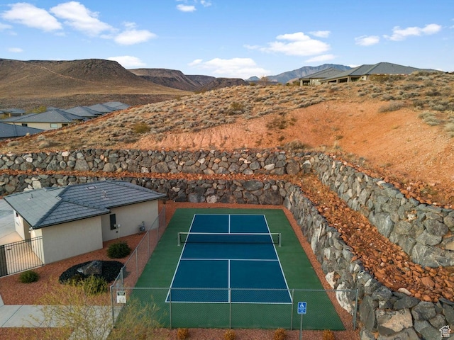 2128 N Montagna St, Washington, UT 84780 - exterior space featuring a mountain view and fence