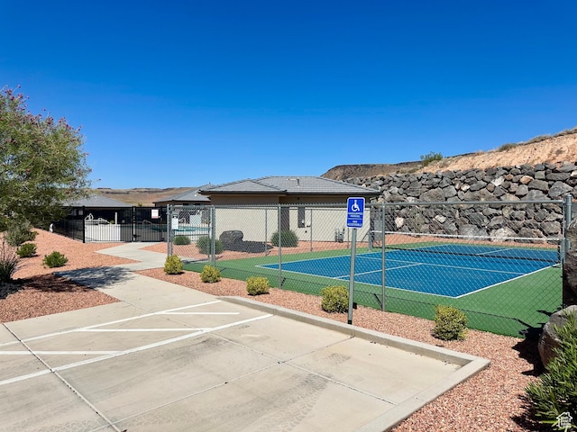 2128 N Montagna St, Washington, UT 84780 - view of sport court with fence and a gate