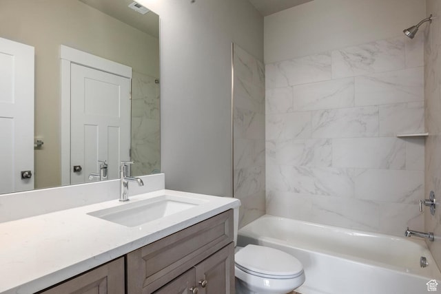 1082 S 2810 E, Spanish Fork, UT 84660 - full bathroom with toilet, vanity, and tub / shower combination