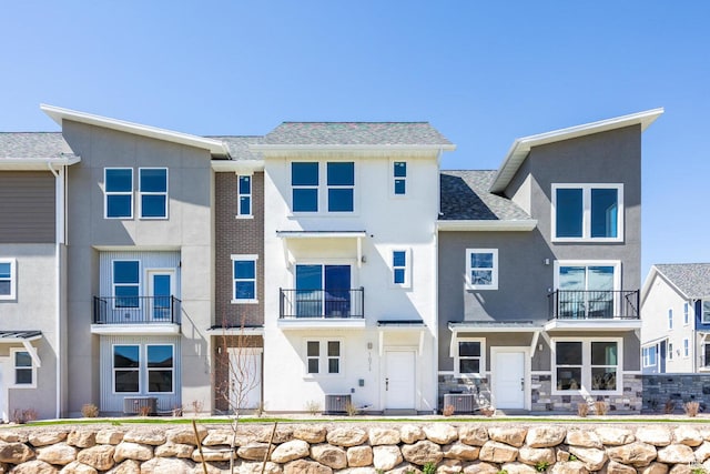 1082 S 2810 E, Spanish Fork, UT 84660 - view of front of home with cooling unit and stucco siding