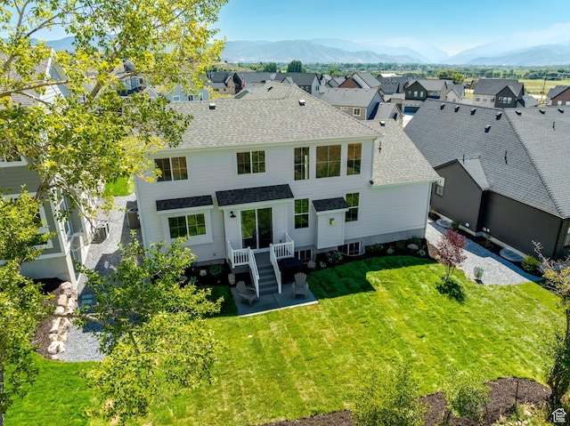 291 E 1980 N, Heber City, UT 84032 - drone / aerial view featuring a residential view and a mountain view