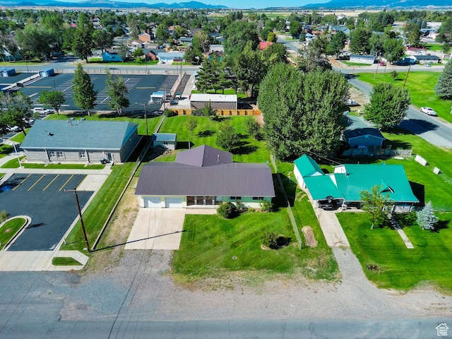 265 E Center St, Beaver, UT 84713 - bird's eye view with a residential view and a mountain view