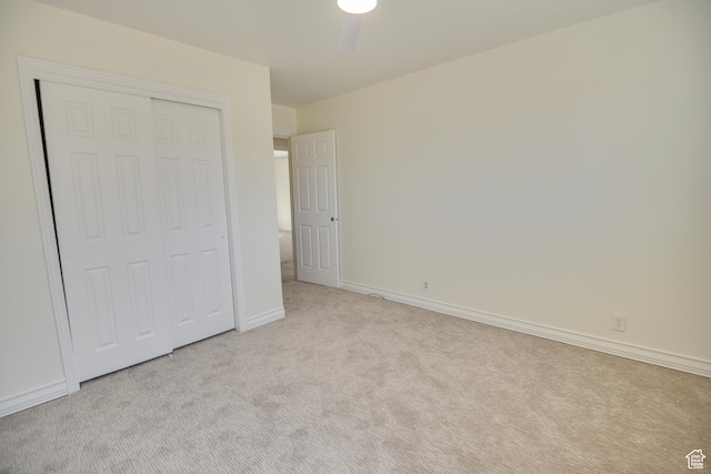 265 E Center St, Beaver, UT 84713 - unfurnished bedroom with carpet, baseboards, and a closet