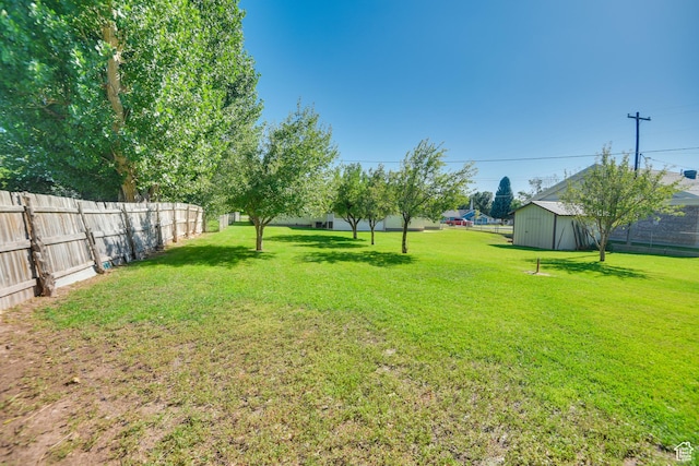 265 E Center St, Beaver, UT 84713 - view of yard with an outdoor structure and fence