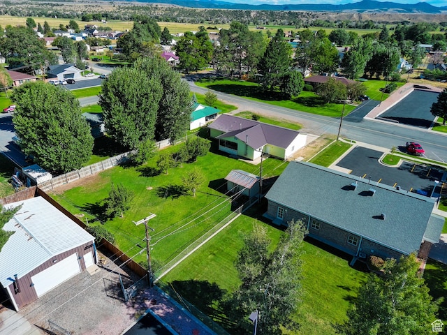 265 E Center St, Beaver, UT 84713 - birds eye view of property with a residential view and a mountain view
