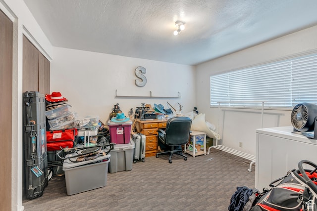 535 N 700 E Unit 1-4, Spanish Fork, UT 84660 - carpeted home office with a textured ceiling
