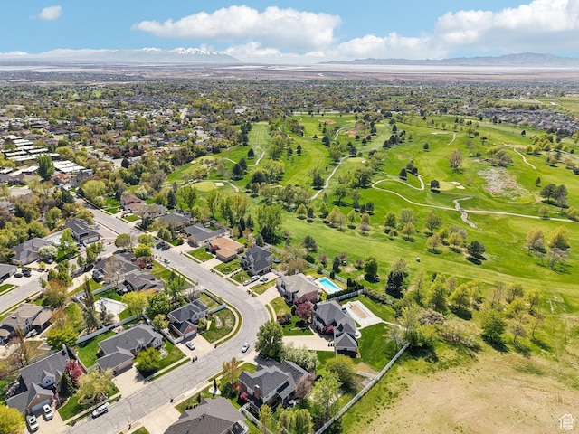 678 Eagle Way, Fruit Heights, UT 84037 - bird's eye view featuring a mountain view, golf course view, and a residential view