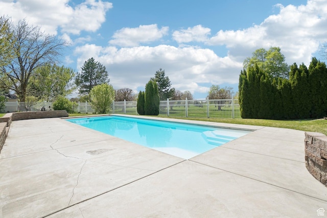 678 Eagle Way, Fruit Heights, UT 84037 - view of pool with a fenced backyard, a fenced in pool, and a patio