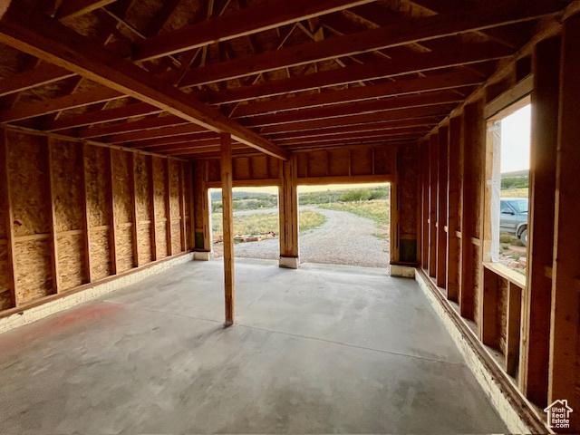 miscellaneous room featuring concrete flooring