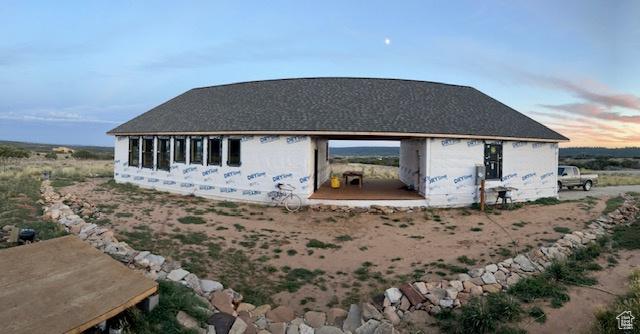 view of back of property