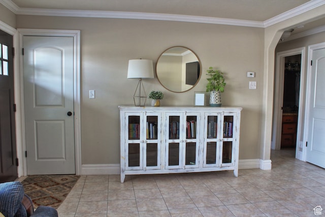 715 W 1600 N, Mapleton, UT 84664 - interior space featuring ornamental molding and baseboards