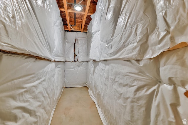 interior space with concrete flooring