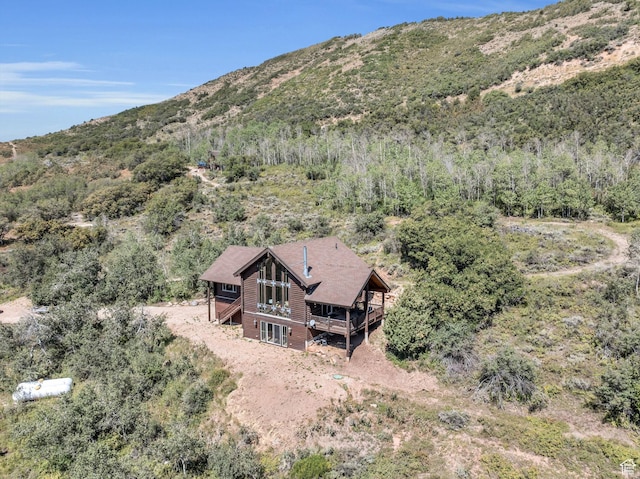 5404 Mountain Vw, Kamas, UT 84036 - birds eye view of property featuring a mountain view