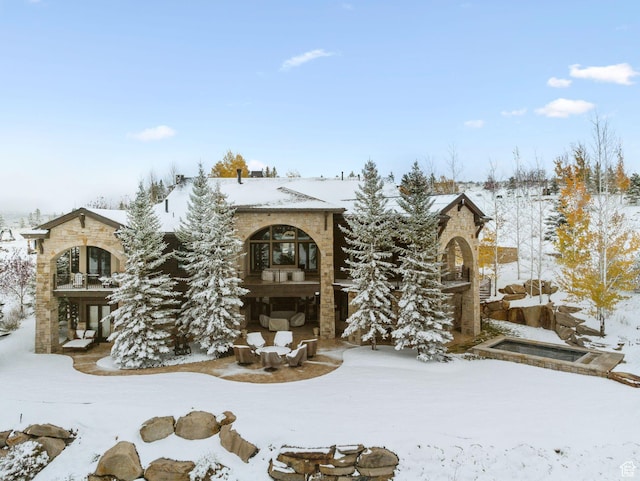 340 Hollyhock St, Park City, UT 84098 - view of front facade with a balcony