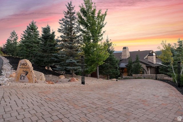 340 Hollyhock St, Park City, UT 84098 - view of front of house featuring a chimney