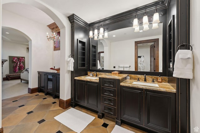 340 Hollyhock St, Park City, UT 84098 - bathroom with vanity and baseboards