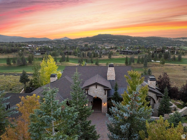 340 Hollyhock St, Park City, UT 84098 - bird's eye view with a mountain view