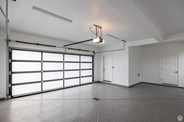 838 N Burro Peak Cir, Heber City, UT 84032 - garage with a garage door opener and baseboards