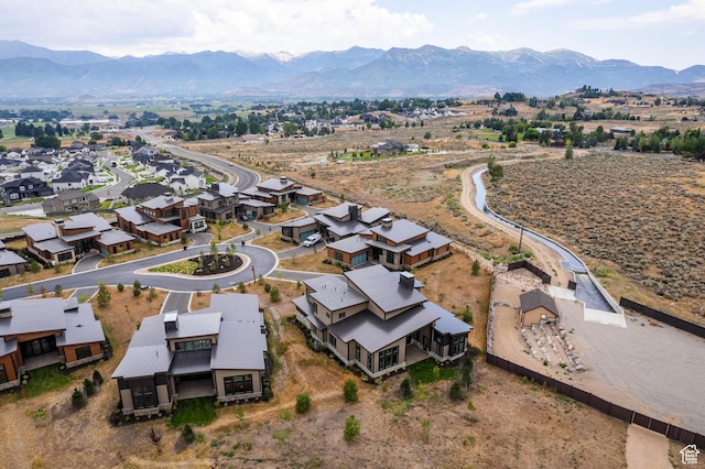 838 N Burro Peak Cir, Heber City, UT 84032 - aerial perspective of suburban area with a mountainous background