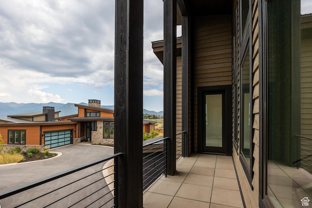 838 N Burro Peak Cir, Heber City, UT 84032 - balcony featuring a mountain view