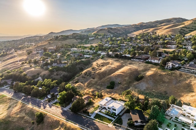 405 N Virginia St, Salt Lake City, UT 84103 - birds eye view of property featuring a mountain view
