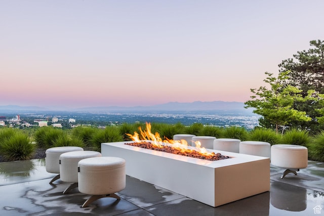 405 N Virginia St, Salt Lake City, UT 84103 - view of patio featuring an outdoor fire pit