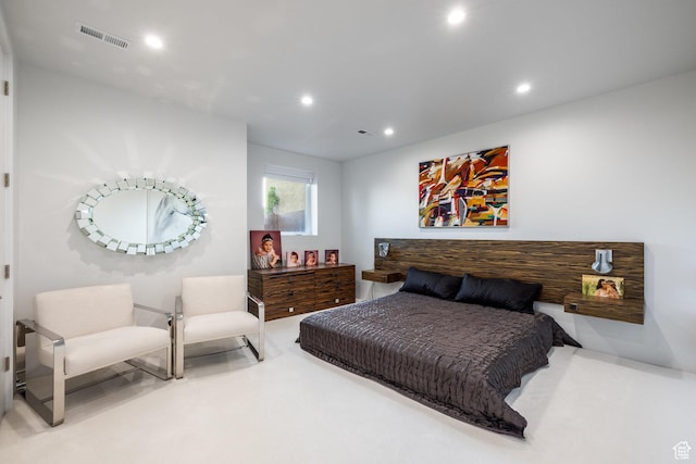 405 N Virginia St, Salt Lake City, UT 84103 - carpeted bedroom featuring recessed lighting and visible vents