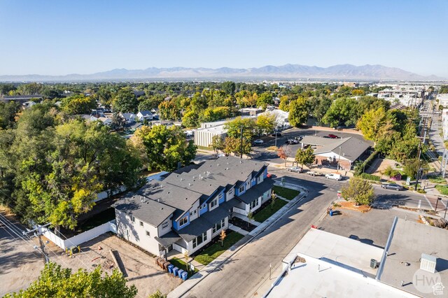 608 E Simpson Ave S, Salt Lake City, UT 84106 - drone / aerial view featuring a residential view and a mountain view
