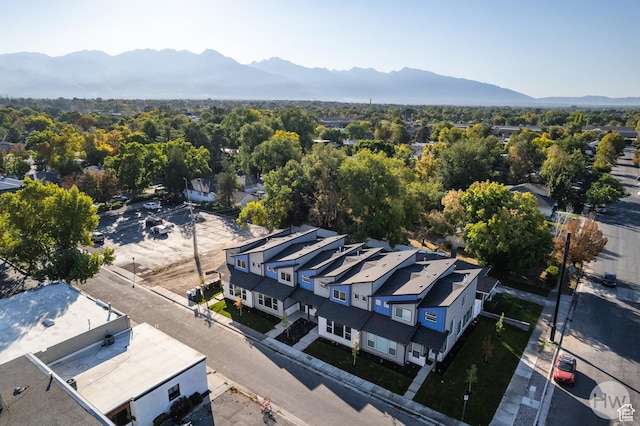 608 E Simpson Ave S, Salt Lake City, UT 84106 - birds eye view of property featuring a mountain view