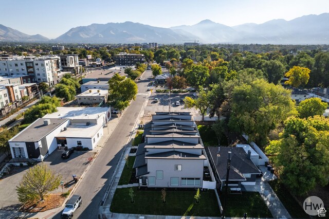 608 E Simpson Ave S, Salt Lake City, UT 84106 - birds eye view of property featuring a mountain view
