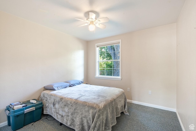 331 W 200 N, Delta, UT 84624 - carpeted bedroom featuring baseboards and ceiling fan