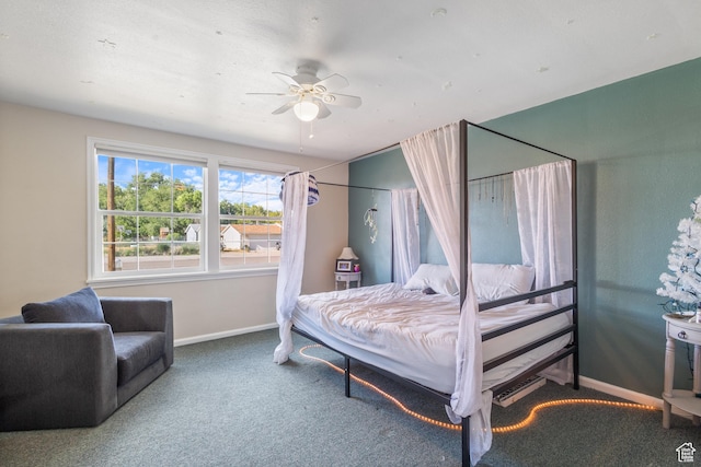 331 W 200 N, Delta, UT 84624 - carpeted bedroom with baseboards and ceiling fan