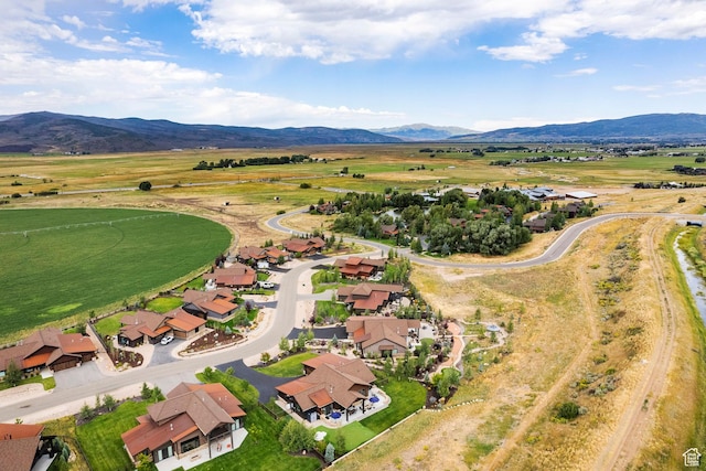 626 Thorn Creek Dr, Kamas, UT 84036 - aerial perspective of suburban area featuring a mountainous background