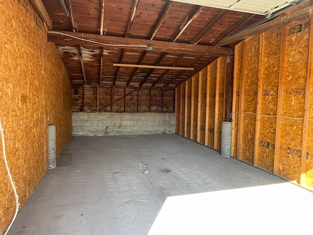 view of storage