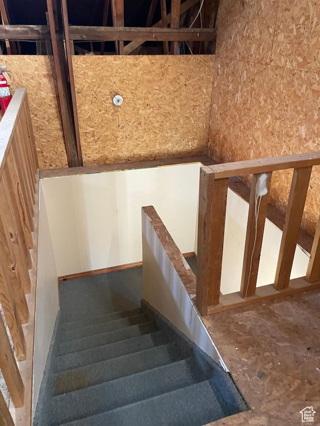 view of staircase
