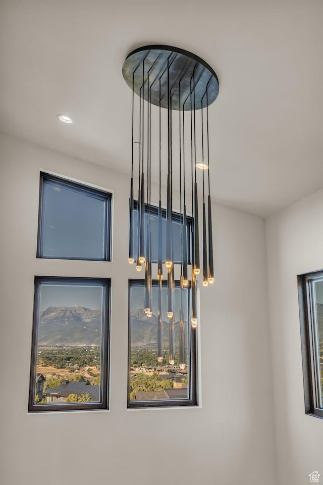 details with recessed lighting