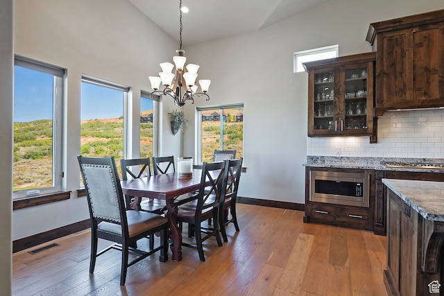 1375 E Lasso Trl, Hideout, UT 84036 - dining space featuring plenty of natural light and a chandelier