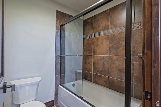 1375 E Lasso Trl, Hideout, UT 84036 - bathroom with toilet and enclosed tub / shower combo