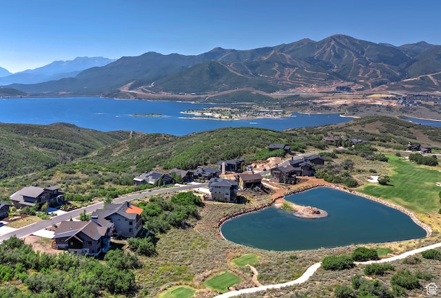 1375 E Lasso Trl, Hideout, UT 84036 - birds eye view of property featuring a water and mountain view