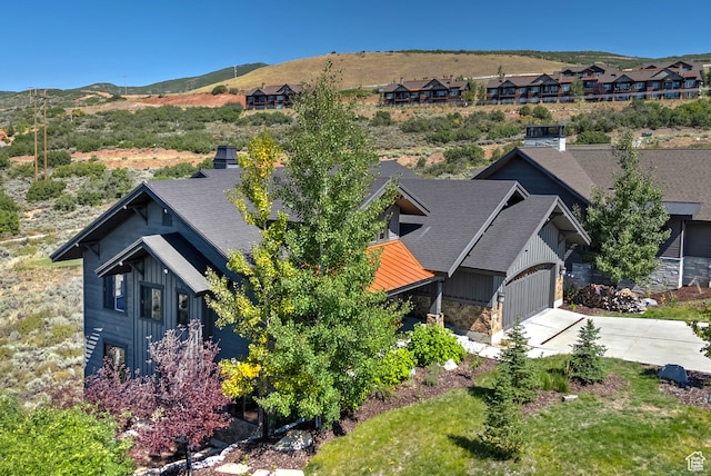 1375 E Lasso Trl, Hideout, UT 84036 - birds eye view of property featuring a mountain view