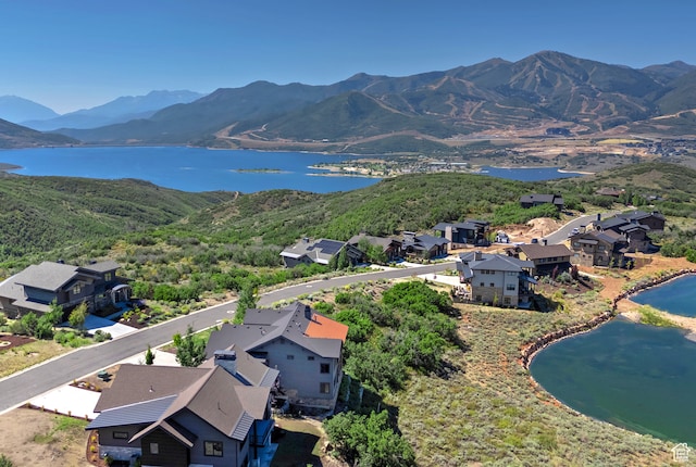 1375 E Lasso Trl, Hideout, UT 84036 - birds eye view of property featuring a water and mountain view