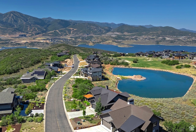 1375 E Lasso Trl, Hideout, UT 84036 - birds eye view of property featuring a water and mountain view