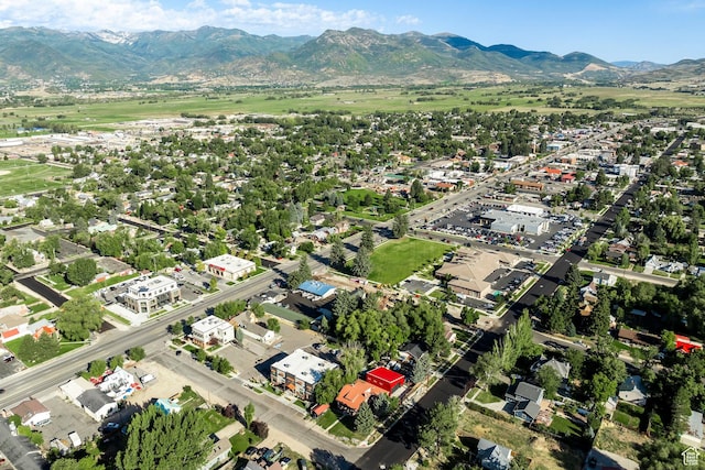 67 E 500 S Unit B102, Heber City, UT 84032 - aerial view of property and surrounding area featuring a mountain backdrop