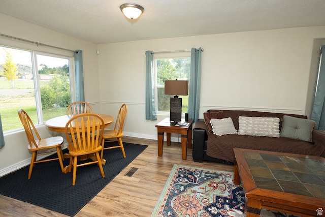 566 S Main St, Lyman, UT 84749 - dining room featuring wood finished floors and baseboards