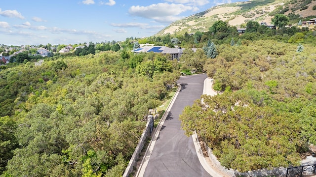5210 Skyline Pkwy, Ogden, UT 84403 - drone / aerial view featuring a mountain view